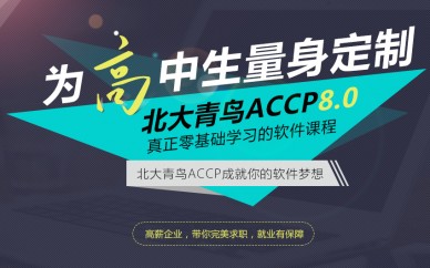 杭州北大青鸟高中生量身定制ACCP8.0软件培训课程