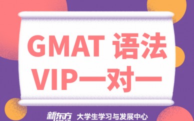 天津新东方GMAT语法VIP1对1培训