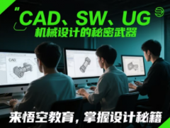 赤峰机械设计软件实战培训 cad、SW软件培训班