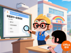 赤峰电脑办公软件培训 office全科培训学习班