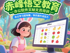 赤峰电脑培训 office全科实战培训 表格培训